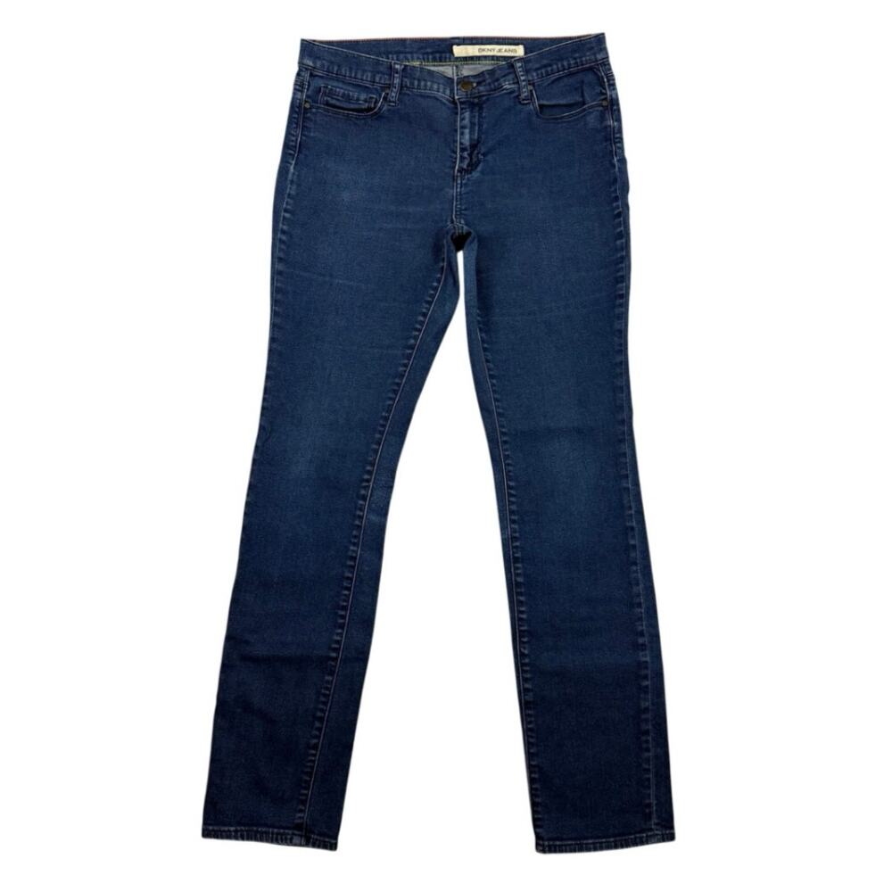 DKNY Jeans Women’s Size 8 Skinny Dark Wash Stretch Denim Jeans Mid Rise